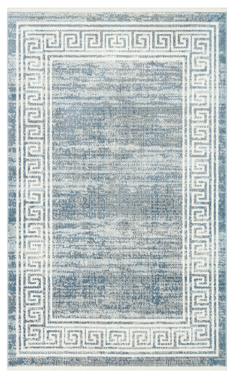 Covor, TRS 01, 80x150 cm, Poliester, Albastru - 1 | YEO