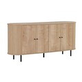 Consola, Nordure, Noble, 180x80x40 cm, Maro
