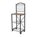 Masa de bucatarie, Puqa Design, Luke, 40x54x146 cm, PAL, Pin Atlantic / Negru