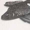 Decoratiune de perete, Goldfish, Dimensiune: 50 x 60 cm , Negru