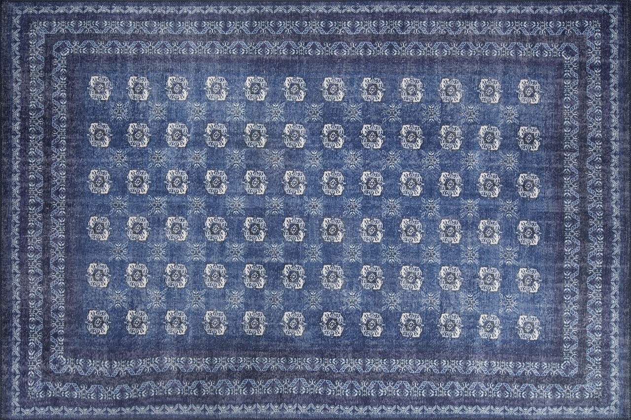 Covor, Dark Blue AL 277 , 75x150 cm, Poliester , Multicolor - 1 | YEO
