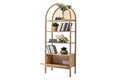 Corp biblioteca, Howard, Nala 75, 75x182.5x40 cm, PAL, Natural