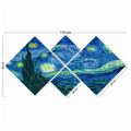 Set 4 tablouri decorative, 4MDF95580, MDF, Imprimat UV, Multicolor