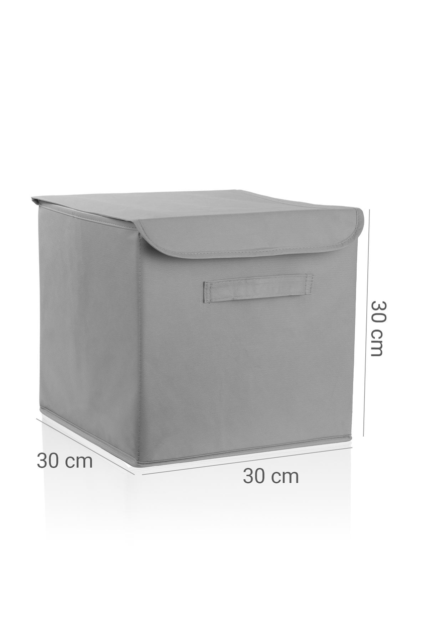 Cos depozitare, YLC-K009, 30x30x30 cm, Gri - view 2