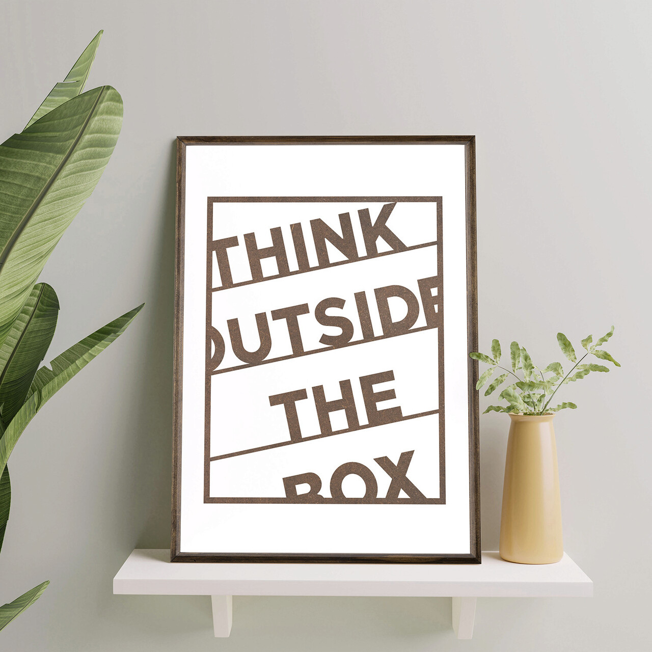 Tablou decorativ TD030 Desenat manual Natural