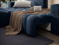 Coltar extensibil stanga 4 locuri ELTAP, Bon-14, Bonett, 250x175x92 cm, lemn/poliester, albastru inchis