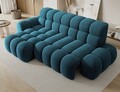Coltar extensibil dreapta 3 locuri ELTAP, Ceedro, 283x165x98 cm, lemn/poliester, albastru inchis