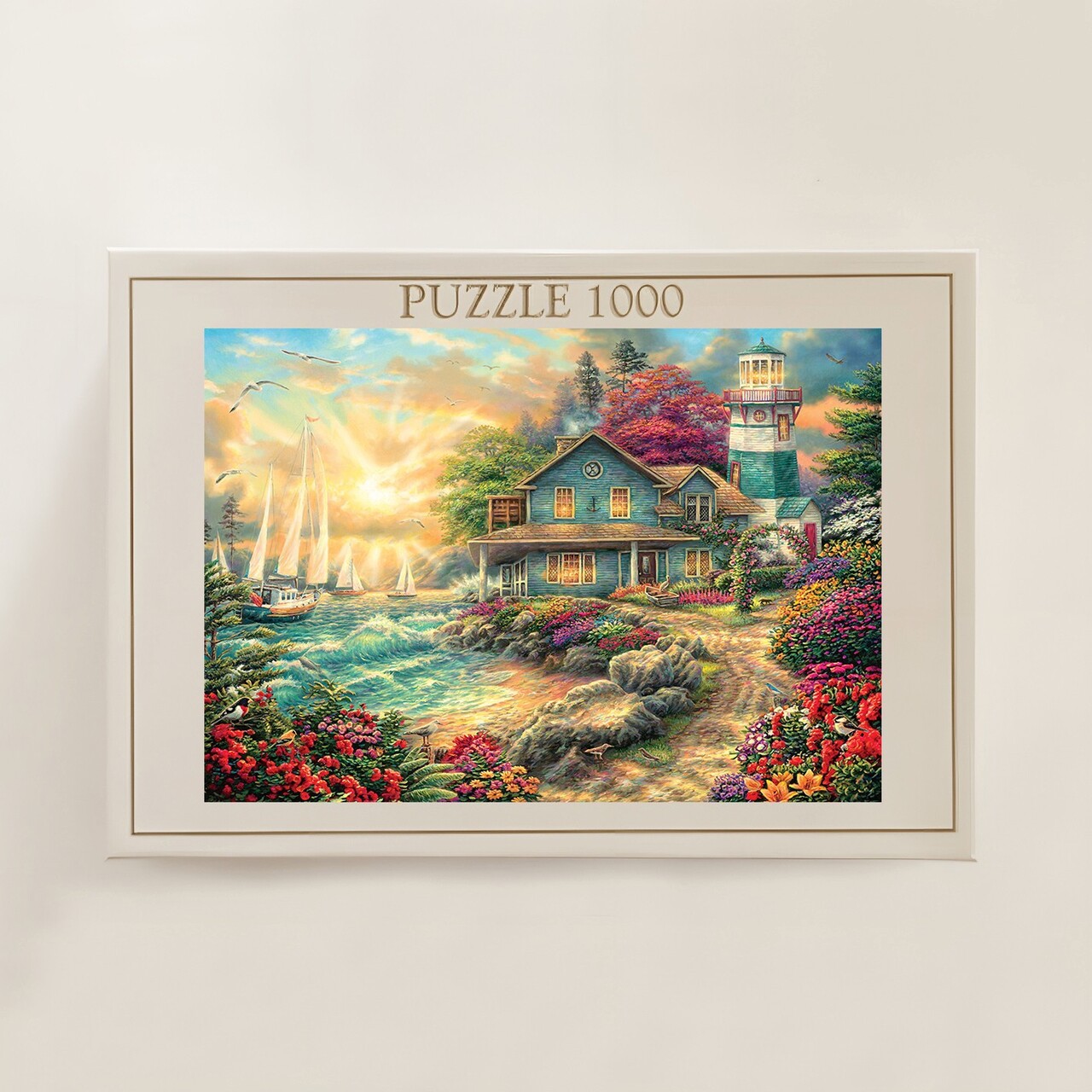 Puzzle, Wallxpert, PZL_013_1000, Multicolor - view 3