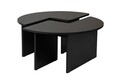 Masuta de cafea, Nordure, Moira, 90x41 cm, PAL, Negru