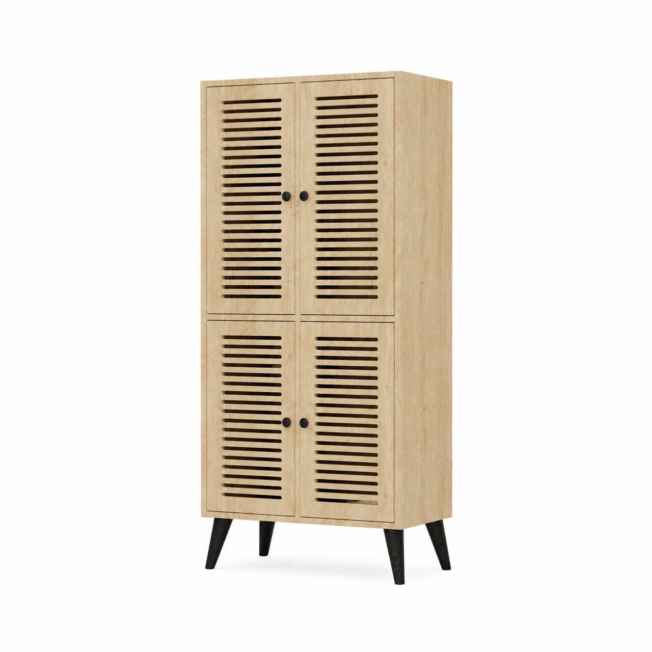 Dulap multifunctional, Hanah Home, Deneb, 70x160x33 cm, MDF, Maro - view 5
