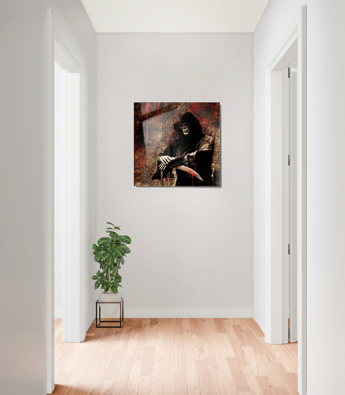 Tablou decorativ, 1383, Sticla temperata, Dimensiune: 60 x 60 cm, Multicolor - 1 | YEO