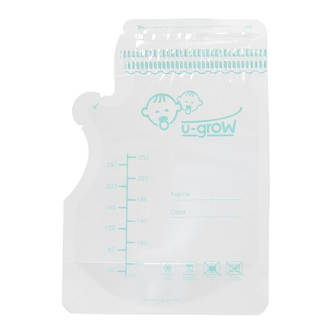 Set 30 de pungi pentru stocarea laptelui matern U-grow mezoni.ro