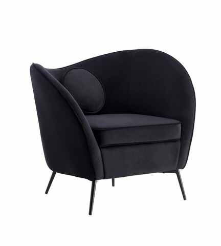 Fotoliu Retro, Heinner, 78x76x85 cm, metal, negru 78x76x85
