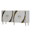 Consola, Olivia, Hook KB150, Alb/Auriu
