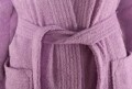 Halat de baie dama, 100% bumbac, Hobby, Smar Liliac