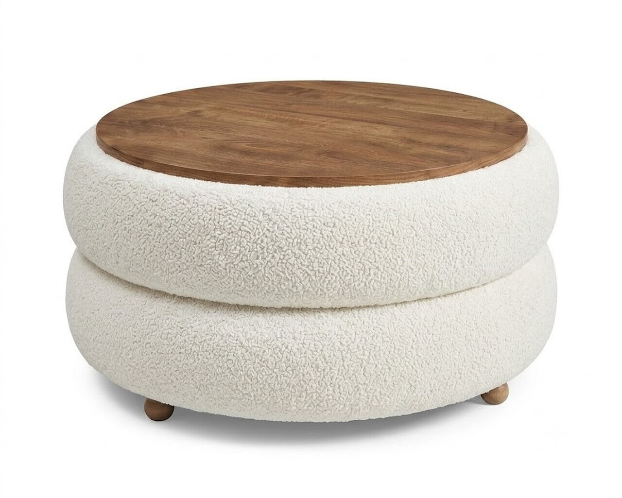 Masuta de cafea, Hanah Home, Venüs, Alb — imaginea 2