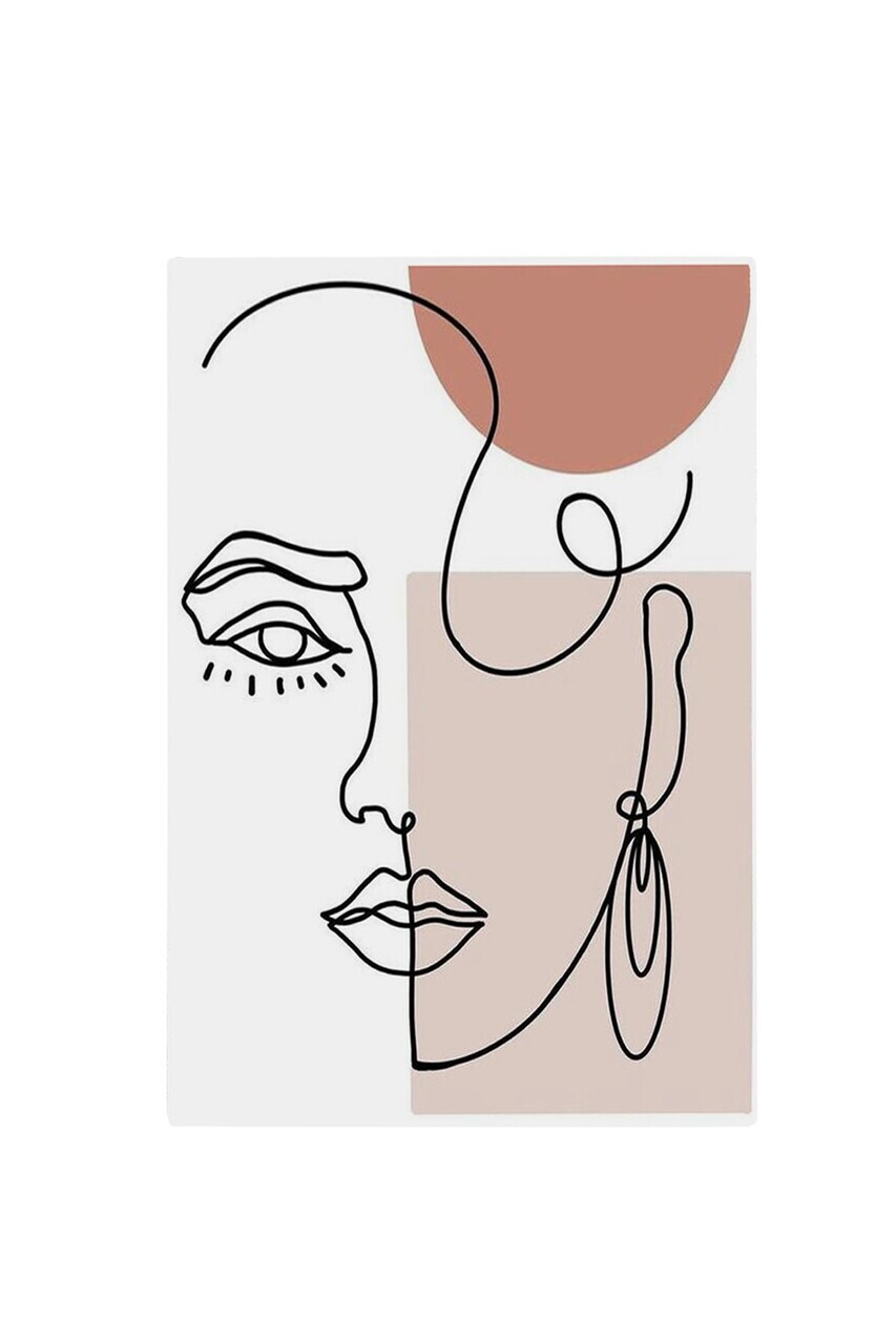 Covor, Silueta Djt, 80x140 cm, Multicolor — imaginea 2