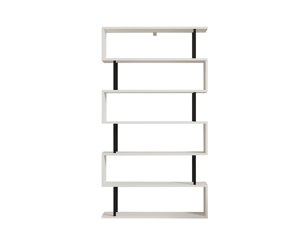 Corp biblioteca, Hanah Home, Hector, 90x162.6x22 cm, Alb - view 5