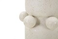 Vaza decorativa Bubbles, Mauro Ferretti, 15.5x41 cm, ceramica, crem