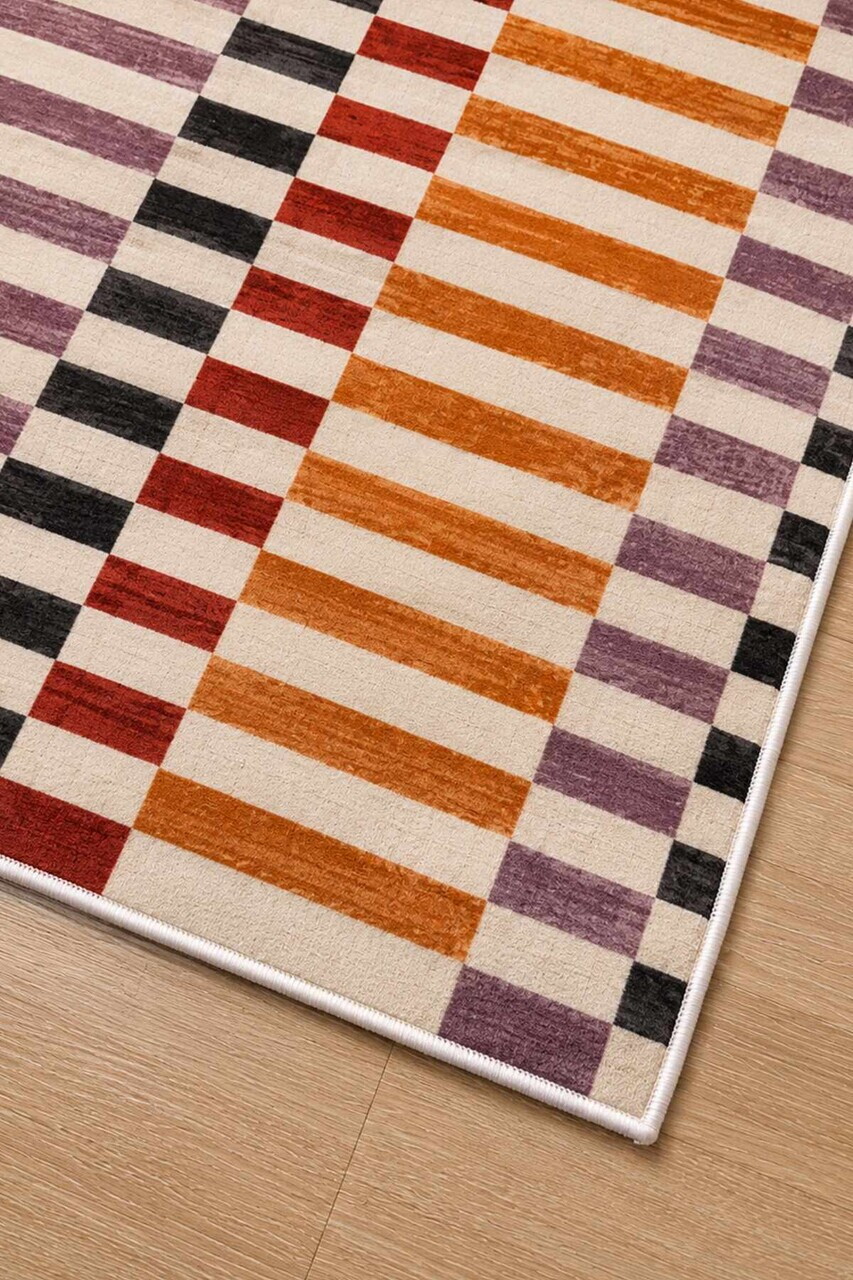 Covor, Luo, 80x200 cm, Multicolor — imaginea 4