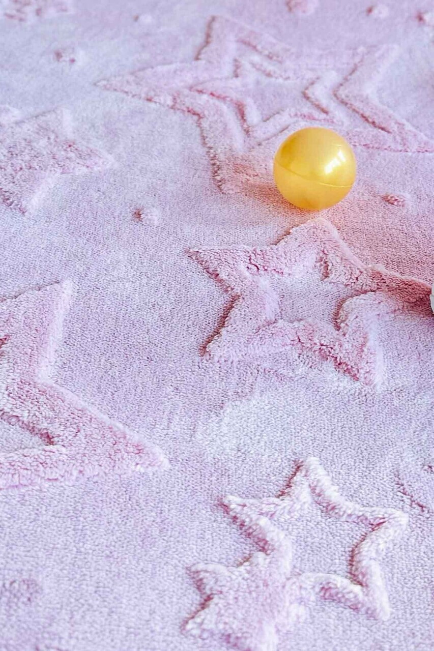 Covor, CLR-STARY-PEMBE-6, 100x150 cm, Poliester, Roz — imaginea 3