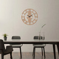 Ceas de perete, Metal Wall Clock 3, Metal, Dimensiune: 48 x 48 cm, Cupru