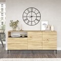 Mobilier living, Locelso, LV36, pal melaminat, stejar/negru