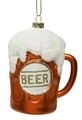 Glob Beer, Decoris, 6.4x7.3x9.6 cm, plastic, auriu