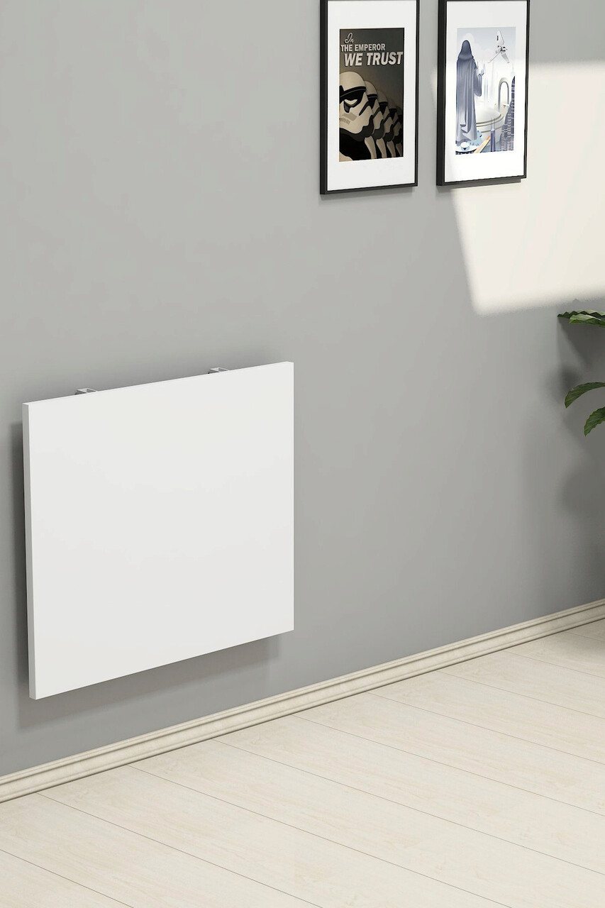 Masa pliabila, Puqa Design, Nur, 60x1.8x50 cm, PAL, Alb - 1 | YEO