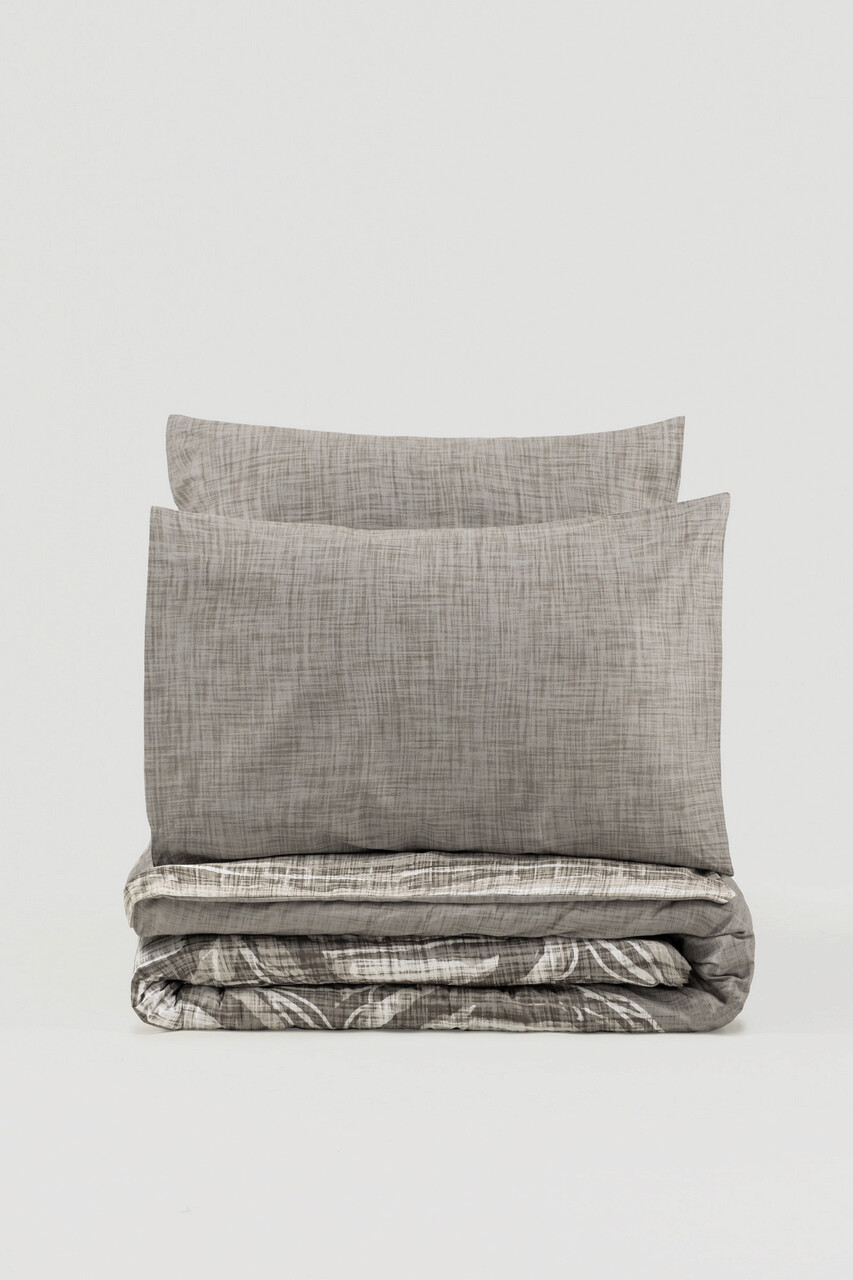 Lenjerie de pat pentru o persoana (FR), Root - Mink, Cotton Box, Bumbac Ranforce