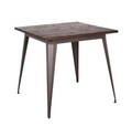 Masa Square Dining, Mauro Ferretti, 80x80x75 cm, fier