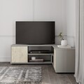 Comoda TV, Inarch, Rosa, Gri / Travertin