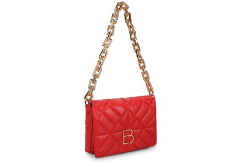 Geanta, lucky bees, 520 red, piele ecologica, rosu