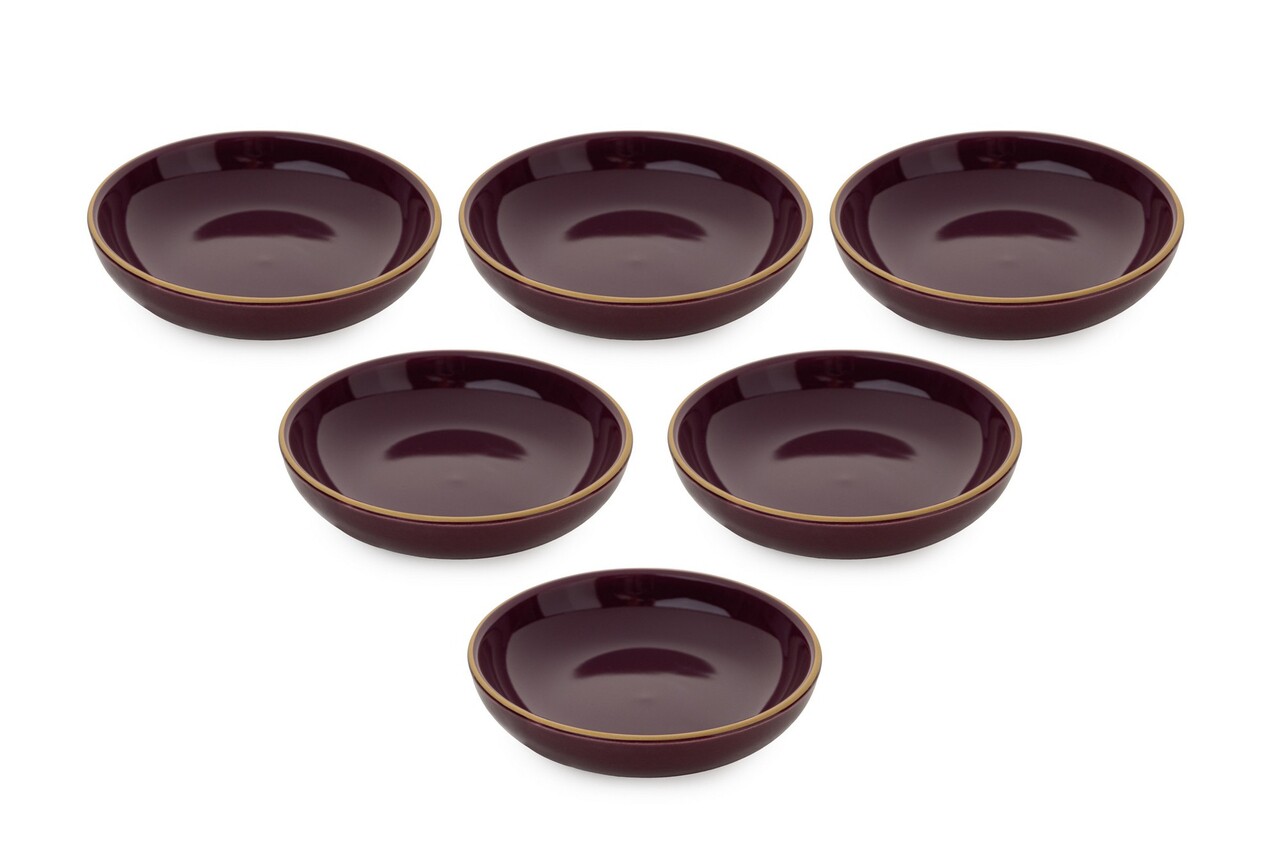 Set boluri ceramice pentru sos, Hermia, 275KRM1463, Antibacterian, Mov - imagine 2