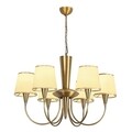Lustra, Pardo - 3011, Opviq, 75 x 85 cm, 6 x E27, 40W, aramiu antic