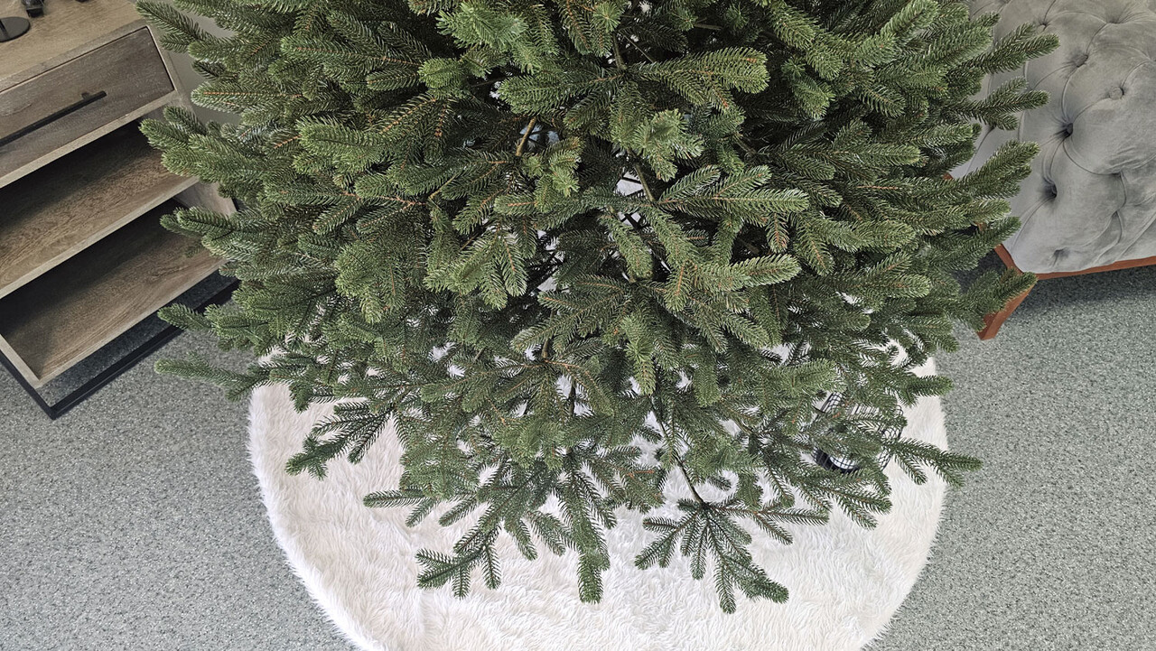 Brad artificial Christmas Deluxe by Sersimo, Viena verde, 3D, 250cm — imaginea 12