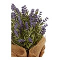 Floare artificiala Lavanda, Ibergarden, 13x13x25 cm, plastic/pluta