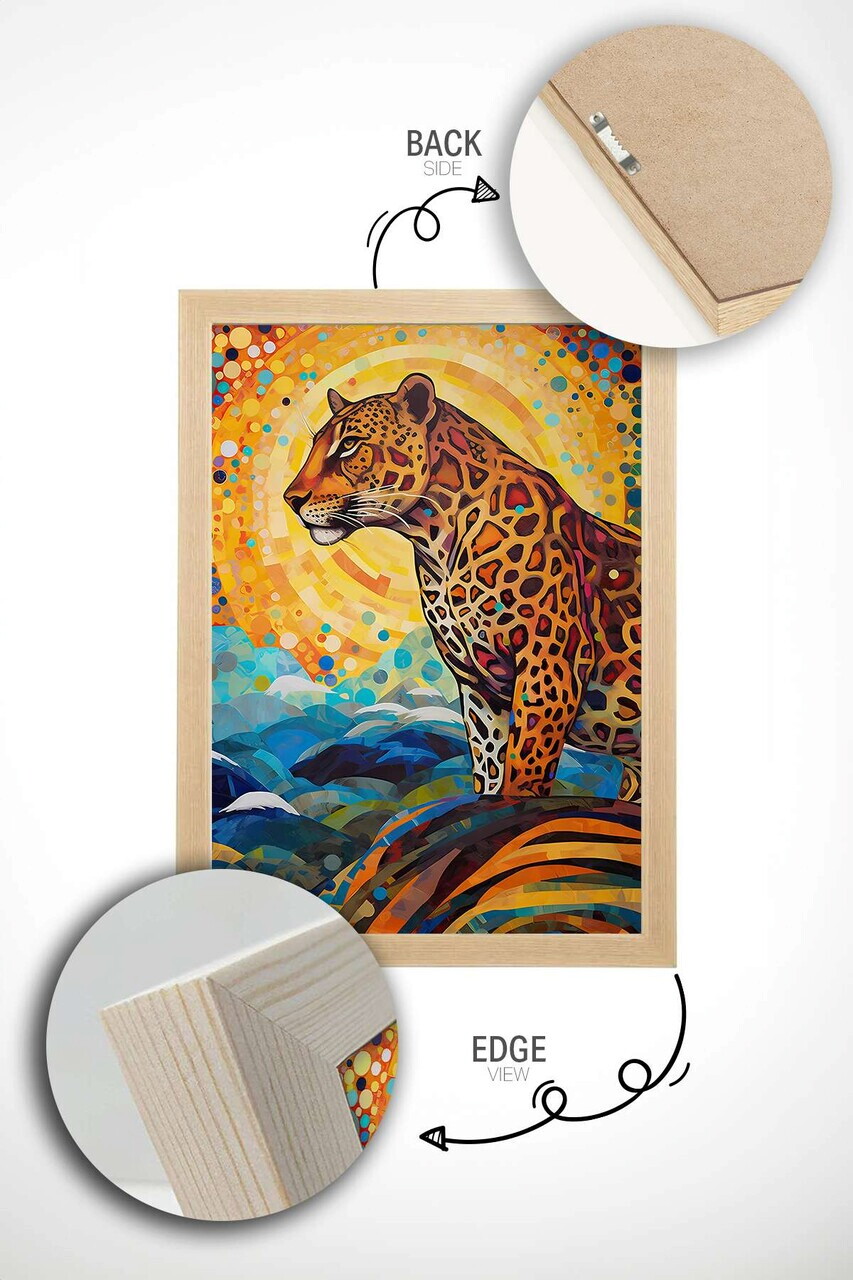 Tablou decorativ, Mscartmdl9, Lemn masiv, MDF, Multicolor - view 5
