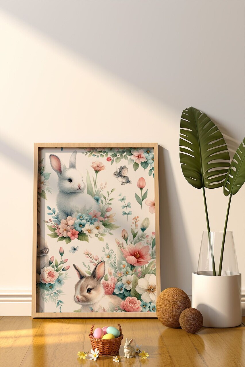 Tablou decorativ, Arteastermodel39-5070, MDF, Multicolor — imaginea 2