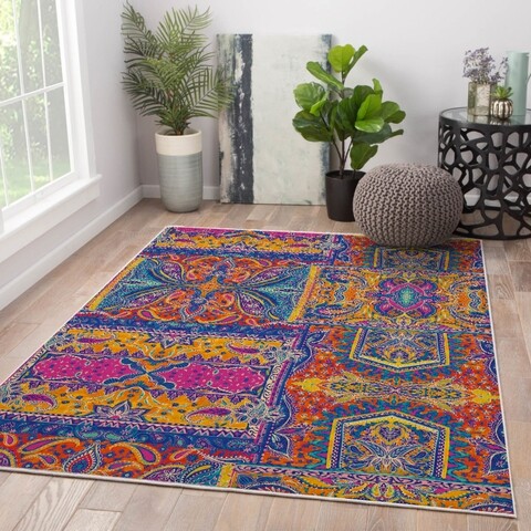 Covor Masala, Oyo Concept, 140×220 cm, poliester, multicolor Covoare