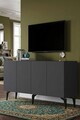 Consola, Hanah Home, Gumus 150, 150x79x32 cm, Antracit