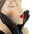 Figurina /sculptura decorativa Woman Hollywood -A, Mauro Ferretti, 17x14x30.5 cm, polirasina, multicolor