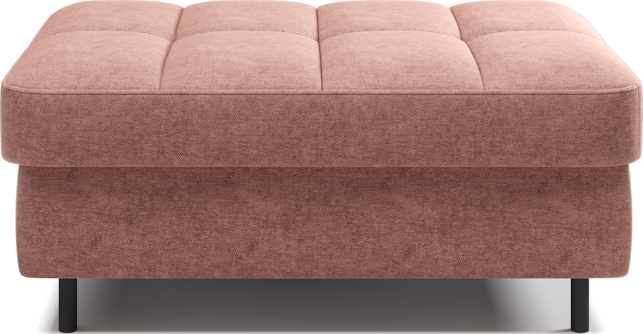 Taburet cu spatiu pentru depozitare ELTAP, GOM-24RAQ, Gomsi, 104x72x45 cm, lemn/poliester, somon - view 4