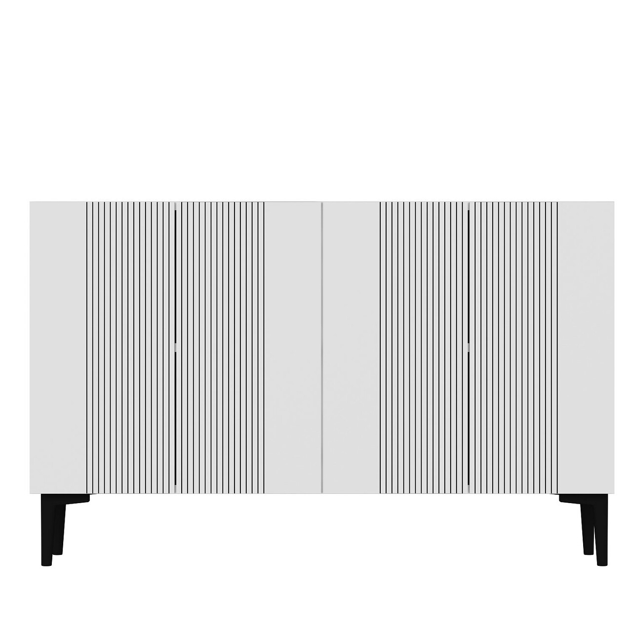 Consola, Hanah Home, Corsa 120, 120x75x32 cm, Alb - view 5