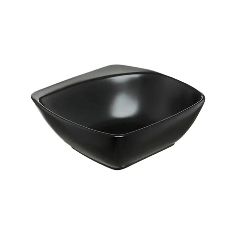 Bol salsa, ambition, 10.5 x 10 x 4.4 cm, 180 ml, portelan, negru
