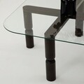 Masuta de cafea, Neostill, Kei, 80x40x80 cm, Sticla temperata , Antracit
