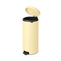 Cos de gunoi cu pedala, Brabantia, NewIcon Mellow Yellow, 30 L, 38x29.3x67.9 cm, otel, galben pastel