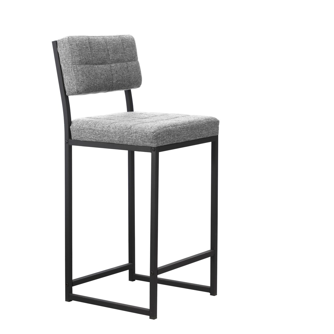 Scaun de bar, Hanah Home, Retro, 40x98x40 cm, Gri - imagine 5