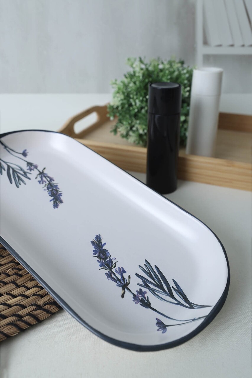 Set platou (2 bucăți), L'essentiel Maison, 275KRM2457, Antibacterian, Alb mat - view 3