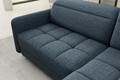 Coltar extensibil dreapta 3 locuri ELTAP, RT-40MAN, Barea, 208x160x100 cm, lemn/poliester, albastru inchis